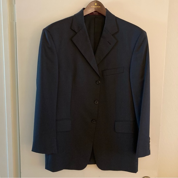Nordstrom Three Botton Suit JacketColor Dark GreyExcellent Condition